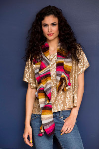 Glamorous Zig Zag Scarf