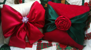 Big Silk Bow Pillow Decor