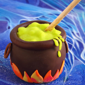 Chocolate Caramel Apple Cauldron