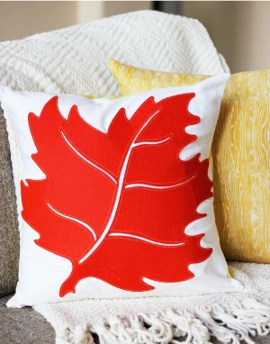 Fun Fall Leaf Pillow