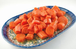 Four Ingredient Honey Glazed Carrots