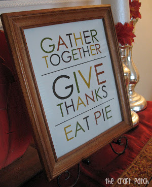 Thanksgiving Printable