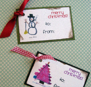 Kid Designed Gift Tags