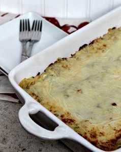 Queso Chicken Lasagna