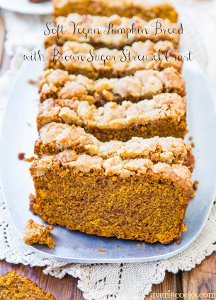 Pumpkin Bread With Streusel Crust