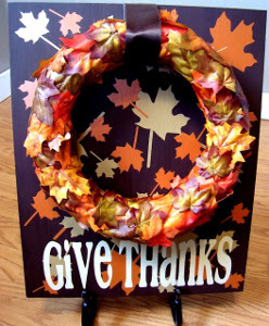 Give Thanks Decorative Board