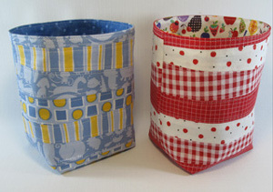 Scrappy Fabric Baskets