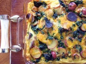 Healthy Overnight Breakfast Strata