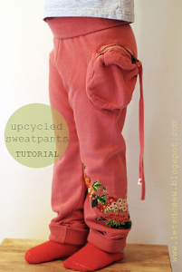 Amazingly Simple Upcycled Sweatpants