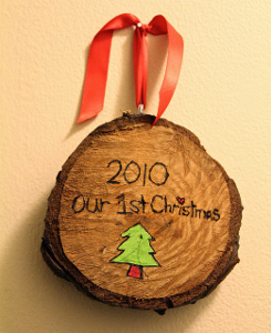 Christmas Tree Trunk Ornament