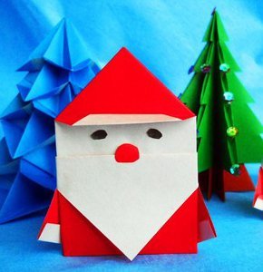 Origami Santa