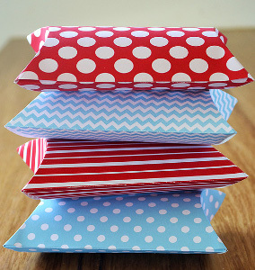 Christmas Printable Pillow Boxes