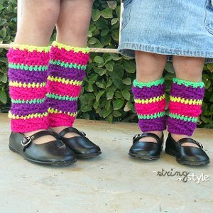 Traditional Crochet Leg Warmers