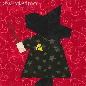 Hogwarts Sunbonnet Sue Block