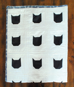 Black Cat Halloween Quilt