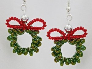 christmas earrings to make