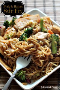 30 Minute Ramen & Pork Stir Fry