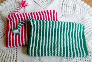 Candy Cane Striped Purse