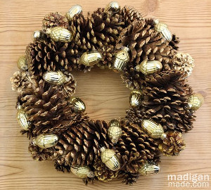 Gilded DIY Wreath