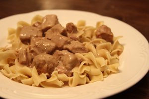 Lazy Man's Beef Stroganoff