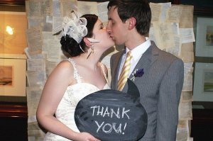 Chalkboard Speech Bubble Photo Booth Props