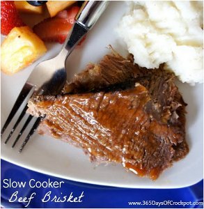 "Smoked" Beef Brisket in the Slow Cooker