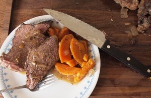 Fall Cider Beef Pot Roast with Sweet Potatoes