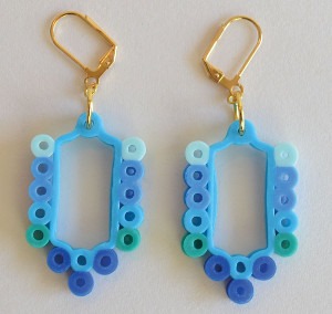 Crazy Cute Perler Bead Earrings