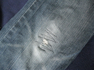 Patching Jeans in Minutes Tutorial