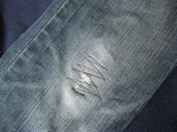 Patching Jeans in Minutes Tutorial