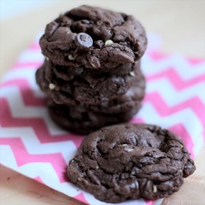 Fudge Walnut Cake Mix Cookies