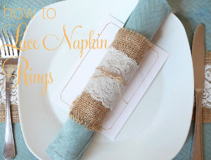 Delicate Lace Napkin Rings