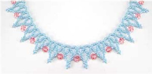 Crystal net necklace Clearance
