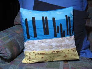 Australian Holiday Pillow Design