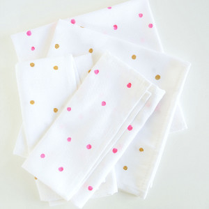 Breezy Polka Dot Napkins