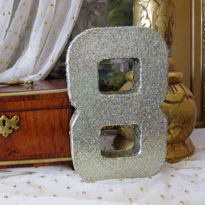 Glitzy Free Standing Table Numbers