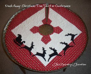 Dash Away Christmas Tree Skirt