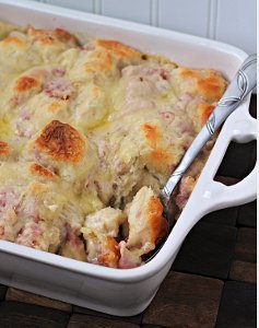 Cordon Bleu Bubble Up Casserole