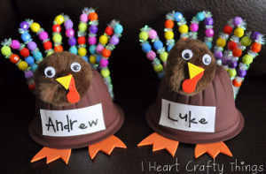 Thanksgiving Turkey Place Cards