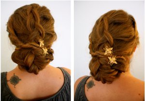 Effortlessly Chic Wedding Up Do