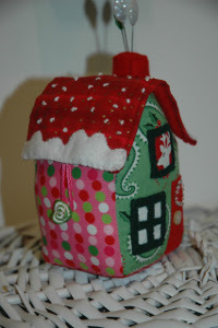 Santa's House Pin Cushion