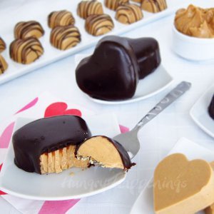 Mouthwatering Peanut Butter Fudge Hearts