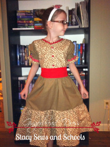 Little Miss Gingerbread Dress