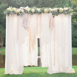 Breathtaking Bohemian Outdoor Wedding Altar