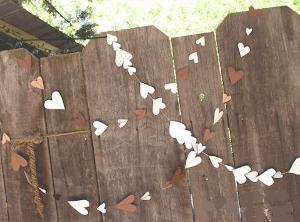 Fluttering Hearts Garland