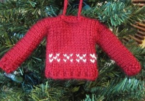 Tiny Sweater Ornament