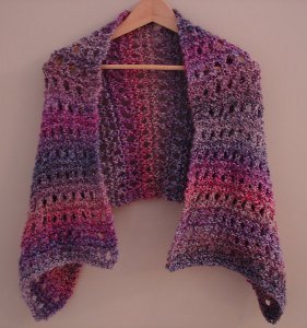 Autumn Rose Shawl