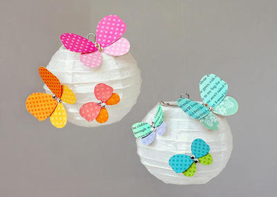 Paper Flower Petal Butterflies