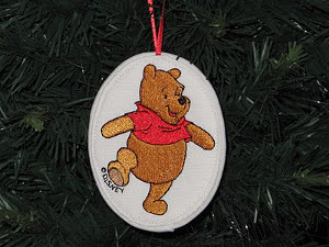 Embroidered Custom Christmas Ornaments