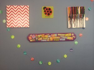 Funky Paint Chip Garland